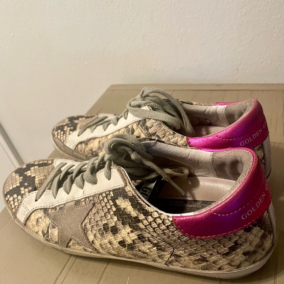 Golden Goose snake sneakers size 39